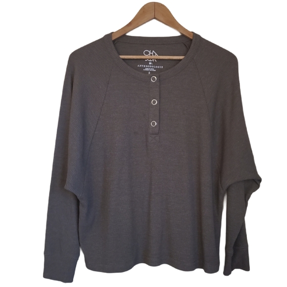 Anthropologie Tops - anthropologie chaser harrieta henley top size S